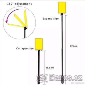 Outdoor campingové teleskopické LED svítidlo 1-ramenné