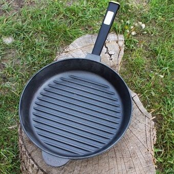 Litinová grilovací pánev Optima-Black 280 х 50 mm