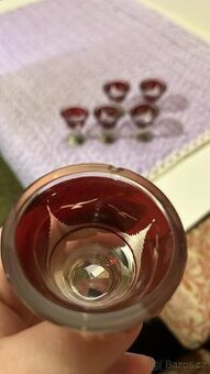 Sada skleniček art deco