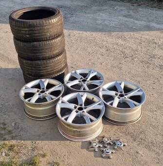 Alu kola 5x112 + pneu 225/40 r18