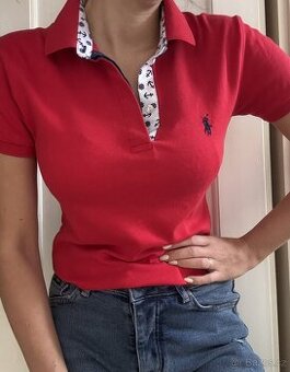 Polo Ralph Lauren cervene tricko