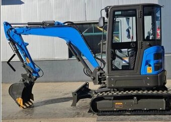 minibagr, pásový bagr, kabinový bagr, bagr s kabinou