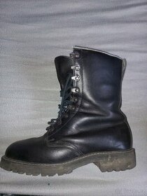 Kožené kotníkové pracovní - army boty vel.43 - 1