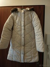 Zimní kabát zn. CHEROKEE, smetanová barva, za 300 Kč - 1
