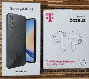 Samsung Galaxy A34 5G NOVÝ + sluchátka T- Mobile