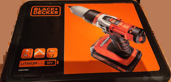 Aku vrtačka Black & Decker 18V EGBHP188BK