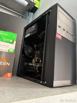 Levný herní PC Ryzen 2600 / 16GB / GTX1050Ti 4GB / m2