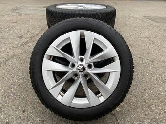 Alu kola Škoda Rotare 5x112 r17, pneu 205/55 r17