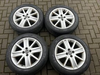 4x alu disky 4x100 R17, zimní pneu 80%