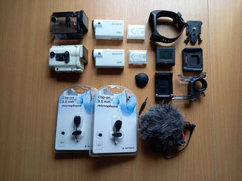 Dva kusy SONY FDR X 3000 + vybavení