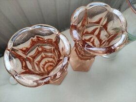 Vázičky barevné výška 15 a 16 cm - 1