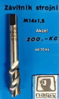 Strojní závitník M14 x1.5. Narex CZ