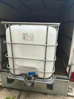 Nádrž 1600Ltr. IBC kontejner v pozinkované kleci 2200 Kč