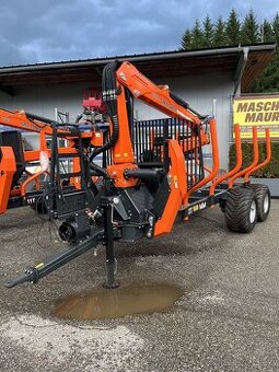 Vyvážecí přívěs vyvážečka MTM 13T s rukou 7,3m Estonsko