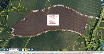 Orná půda / pole - soubor parcel 73.533 m2
