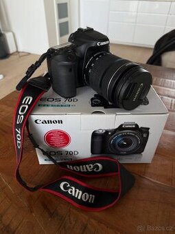 Canon EOS 70D + objektiv 18–135mm IS STM – TOP stav +brašna