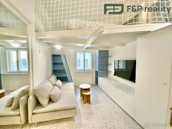 Pronájem bytu 1+KK, 31 m2, Donská, Praha 10 - Vršovice