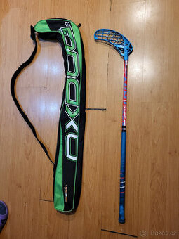 Florbalová hokejka s obalem pro juniory