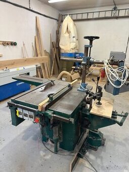 Kombinovaná pila / frézka / dlabačka + posuv (TOS Svitavy)
