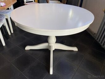 INGATORP – Rozkládací jídelní stůl IKEA, bíly, 110/155 cm