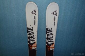 skialpové lyže FISCHER Xtreme + vázání + pásy - 160 cm