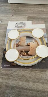 Keramický adventní svícen