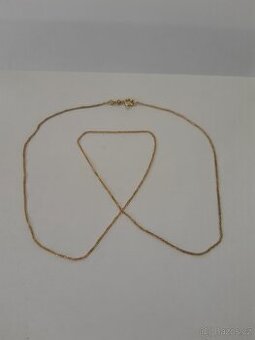 Zlatý řetízek točený