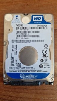 Pevný disk Western Digital 500 GB Blue