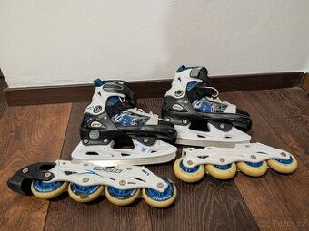 Dětské zvětšovací brusle/inliny EU33-36