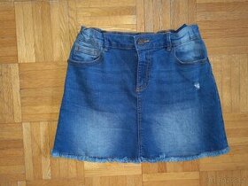 Džínová/riflová sukně Pepco vel. 146