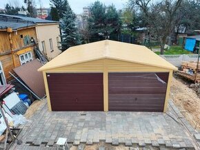 Plechová garáž 6x6