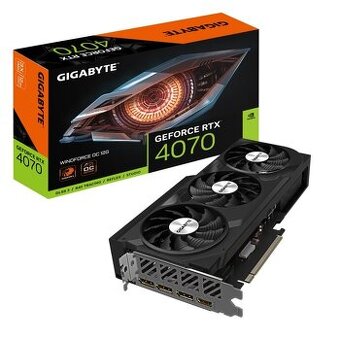 GIGABYTE VGA NVIDIA GeForce RTX 4070 WINDFORCE OC 12G, RTX