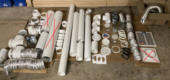 VZT PVC potrubí, 100, 150mm