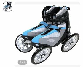 Legendární brusle LandRoller Terra 9 vel.44 pánské