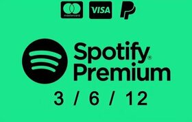 Spotify Premium | 3/6/12