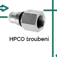 HPCO šroubení 3/4" k propojení hydraulických rozvaděčů 80 li