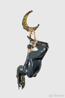 Socha – Ve stavu bez tíže (Shibari)