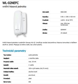 Domovní telefon - 1