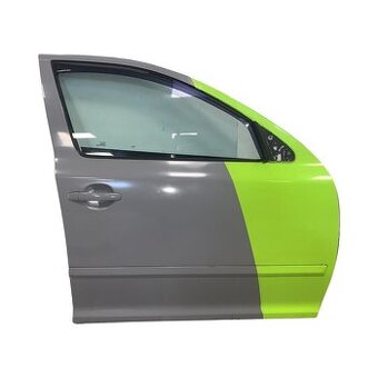 Pravé přední dveře šedá/zel. lak Škoda Octavia 2 RS 2006