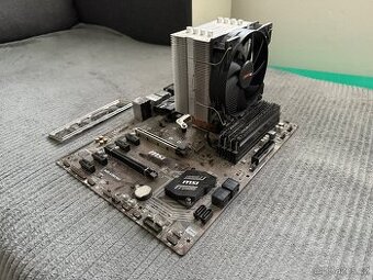 Základní deska + RAM + CPU + chladič