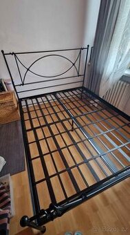 Kovová postel Tholen/IRON-ART 160x200 včt. roštů a matrace