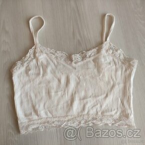 Bílý croptop - 1