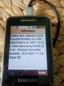 Telefonica O2 SIM karta +420606536876