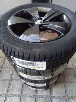 NOVÝ zimní Alu komplet Š.Superb III,VW Passat B8-215/55R17 C