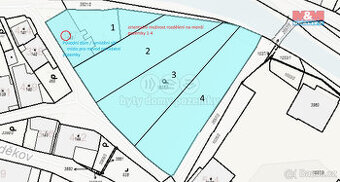 Prodej pozemku k bydlení, 4130m², Česká Třebová, ul.Bezděkov