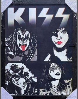 3D obraz KISS 60x40cm