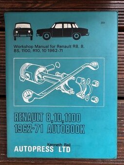 RENAULT 8 10 R8 R10 originální montážní manual servisní