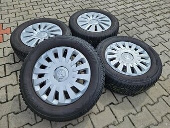 Ocelové kola 5x112 Zimní Dunlop 215/60/16