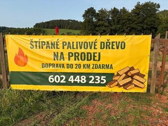 Nabízím tvrdé štípané, řezané palivové dřevo