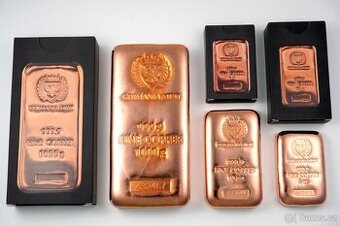 Germania Mint měděný slitek 1kg / 10oz / 5oz